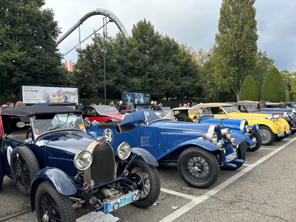 Ein Highlight für Liebhaber historischer Automobile sind die Bugatti-Oldtimer im Europa-Park © Europa-Park GmbH & Co Mack KG