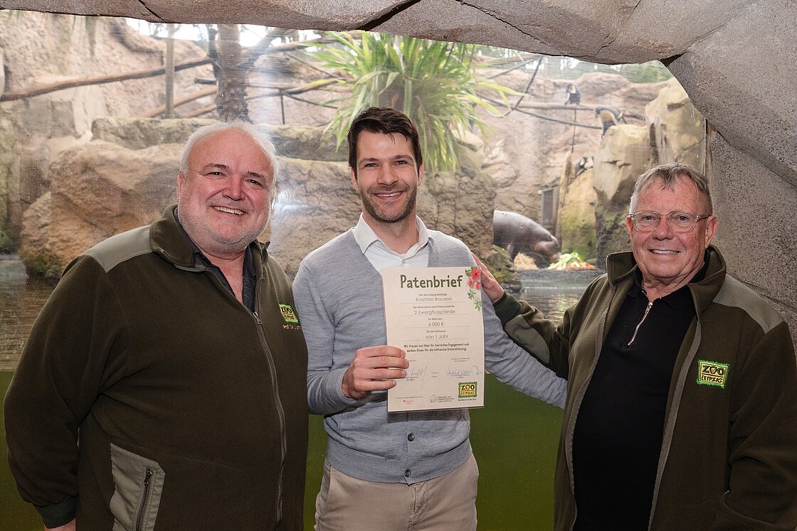 Zoo Leipzig  16 Jahre Ur-Krostitzer Patenfrühstück & Geburtstagstorte