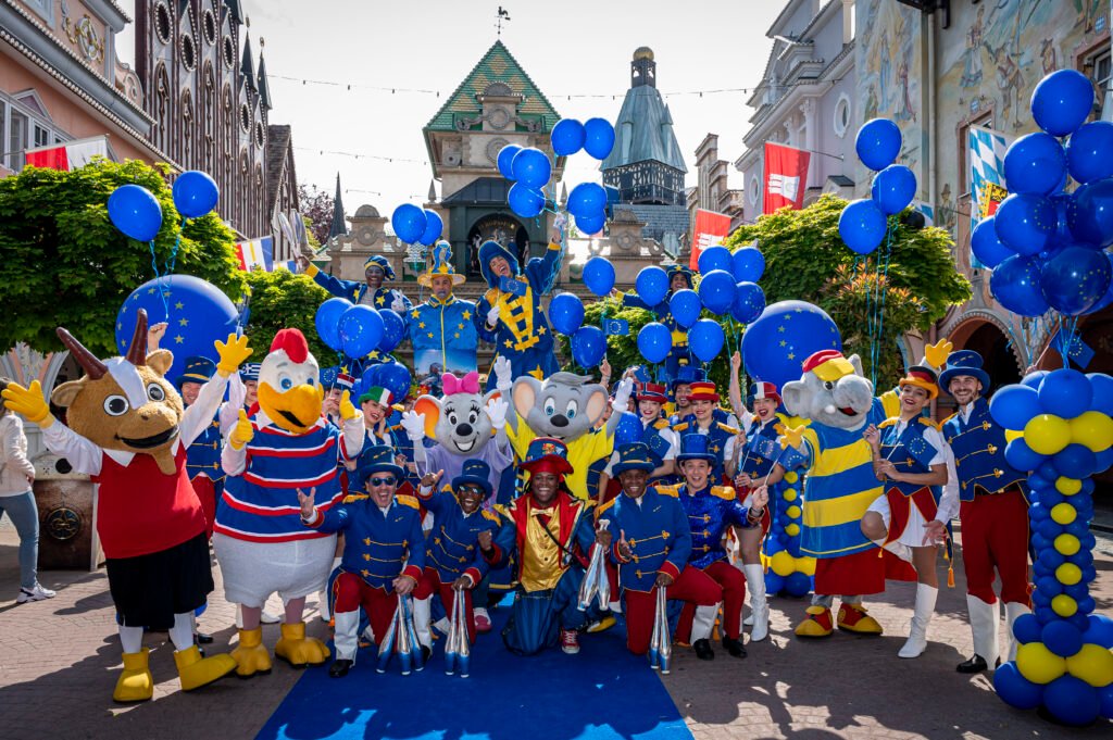 Am 9. Mai wird der Europatag im Europa-Park ausgiebig gefeiert. © Europa-Park GmbH & Co Mack KG