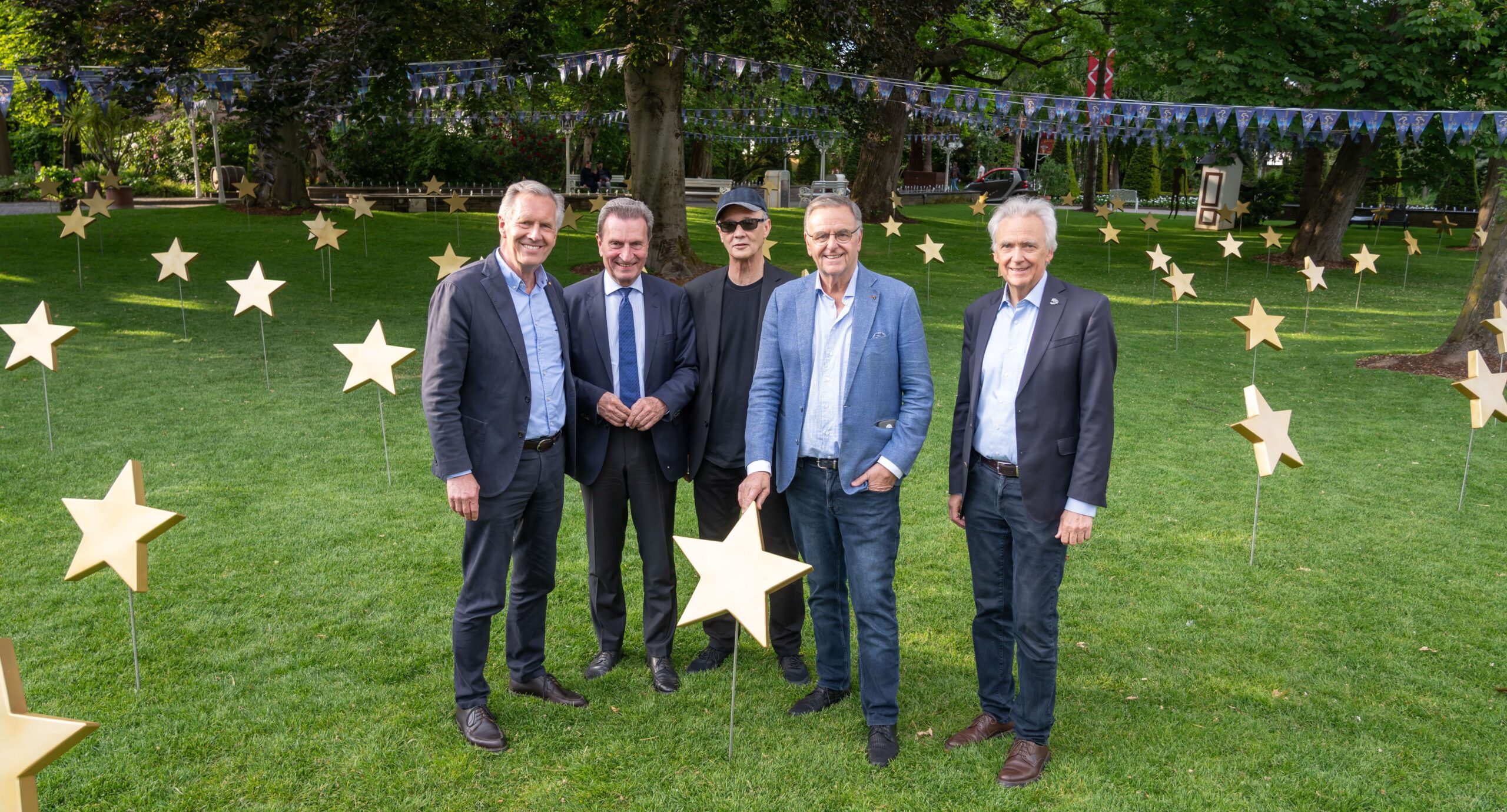 Ottmar Hörls neueste Kunstinstallation im Europa-Park ist eröffnet
