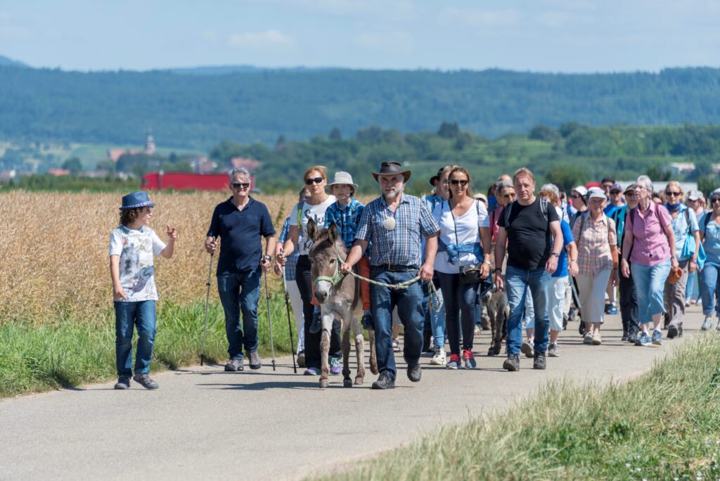 Pilgerwanderung in Deutschlands größten Freizeitpark