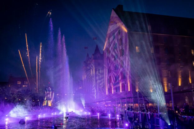„Fjällstorm Symfoni“ zeigt beeindruckende Illuminationen und eine faszinierende Show © Europa-Park GmbH & Co Mack KG