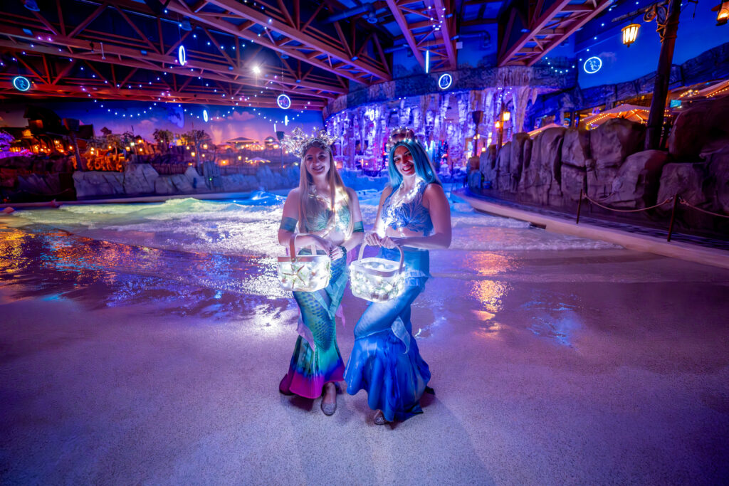 Im Rahmen des Nordischen Lichterfests erstrahlt Rulantica vom 19. Januar bis 27. März in einem magischen Glanz © Europa-Park GmbH & Co Mack KG