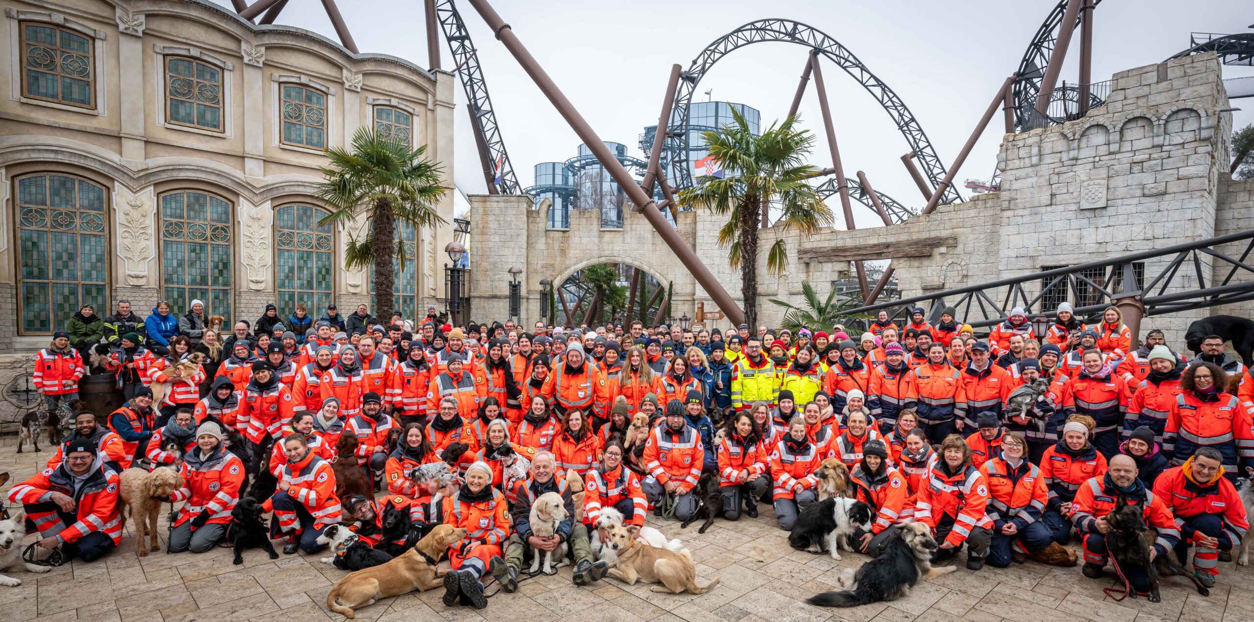 Lebensretter auf vier Pfoten trainieren erneut im Europa-Park
